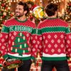 FC Augsburg Green Reindeer Christmas Ugly Sweater