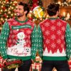 Borussia Monchengladbach Merry Christmas Santa Claus Black Green Ugly Christmas Sweater