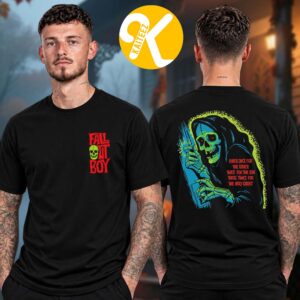 Fall Out Boy Merch Halloween Collection 2026 Holy Ghost Two Sided Unisex T-Shirt