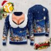Santa Naughty Peek Funny Sexy Ugly Christmas Sweater Santa Naughty Peek Funny Sexy Ugly Christmas Sweater