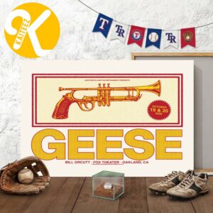 Geese Band Oakland CA Event Poster At Fox Theatre In Oakland CA On October 19 20 2026 Home Decor Poster Canvas