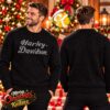 Harley Davidson Classic Bar And Shield Logo White Knit Ugly Sweater Harley Davidson Classic Bar And Shield Logo White Knit Ugly Sweater