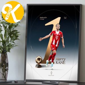 Harry Kane From Bayern Munich Is The New Ballon d’or 2026 Home Decor Poster Canvas