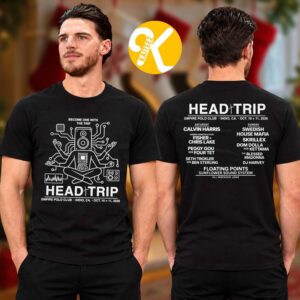 Head Trip Festival 2026 Merch At Empire Polo Club In Indio CA On October 10 11 2026 One With The Trip Line Up Two Sided Unisex T-Shirt