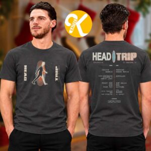 Head Trip Festival 2026 Merch At Empire Polo Club In Indio CA On October 10 11 2026 Portals Line Up Two Sided Unisex T-Shirt