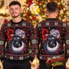 Helluva Boss Character Collage Black And Red Ugly Christmas Sweater