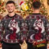 Helluva Boss Loona Red Jacket Character Collage Ugly Christmas Sweater