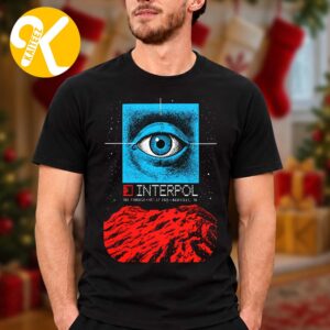 Interpol Nashville TN Event Poster At The Pinnacle In Nashville TN On October 17 2026 Unisex T-Shirt
