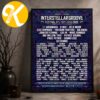 Headbangers Boat Festival 2026 Miami To Great Stirrup Cay Bahamas On October 30 – November 3 2026 Line Up Home Decor Poster Canvas