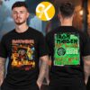 Jonas Brothers Merch Burning Up All Over Again Charlotte NC City Two Sided Unisex T-Shirt
