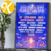 Zootown Festival 2027 At Missoula Fairgrounds In Missoula Montana On June 18 19 2026 Line Up Home Decor Poster Canvas