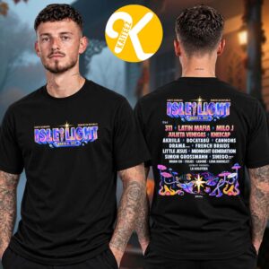 Isle Of Light Music Festival 2027 In Santo Domingo Dominican Republic On March 6 2027 Line Up Two Sided Unisex T-Shirt