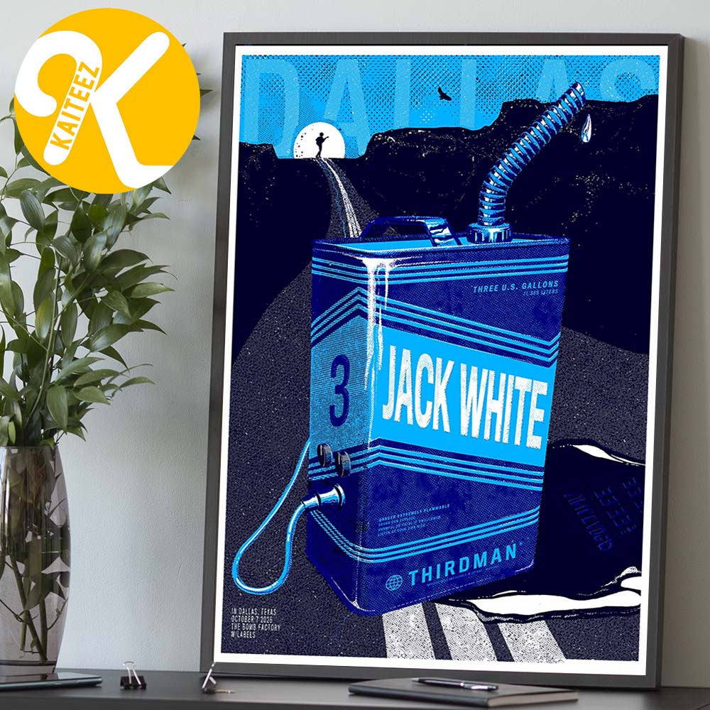 Jack White Dallas TX Event Poster At The Bomb Factory In Dallas TX On October 7 2026 Home Decor Poster Canvas Jack White Dallas TX Event Poster At The Bomb Factory In Dallas TX On October 7 2026 Home Decor Poster Canvas