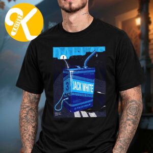 Jack White Dallas TX Event Poster At  The Bomb Factory In Dallas TX On October 7 2026 Unisex T-Shirt