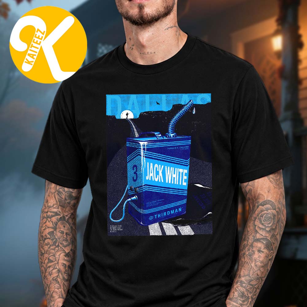 Jack White Dallas TX Event Poster At The Bomb Factory In Dallas TX On October 7 2026 Unisex T-Shirt Jack White Dallas TX Event Poster At The Bomb Factory In Dallas TX On October 7 2026 Unisex T-Shirt