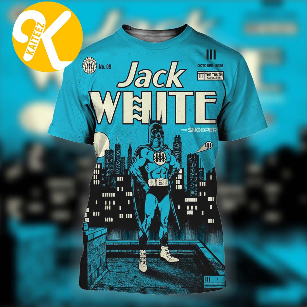 Jack White Nashville TN Event Poster At The Truth In Nashville TN On October 9 2026 All Over Print Shirt Jack White Nashville TN Event Poster At The Truth In Nashville TN On October 9 2026 All Over Print Shirt