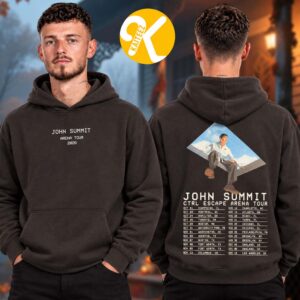 John Summit Merch CTRL Escape Arena North America Tour 2026 Sky Portal Tour Dates Two Sided Unisex Hoodie