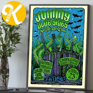 Johnny Blue Skies And The Dark Clouds Charleston SC Event Poster At Credit One Stadium In Charleston SC On October 23 2026 Home Decor Poster Canvas