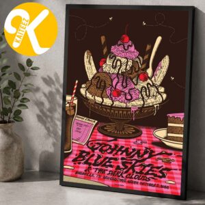Johnny Blue Skies And The Dark Clouds Nashville TN Event Poster At Bridgestone Arena In Nashville TN On October 2 2026 Home Decor Poster Canvas
