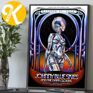 Johnny Blue Skies And The Dark Clouds Raleigh NC Event Poster At Lenovo Center In Raleigh NC On October 21 2026 Home Decor Poster Canvas