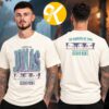 Jonas Brothers Merch Burning Up All Over Again Tampa FL City Blue Two Sided Unisex T-Shirt