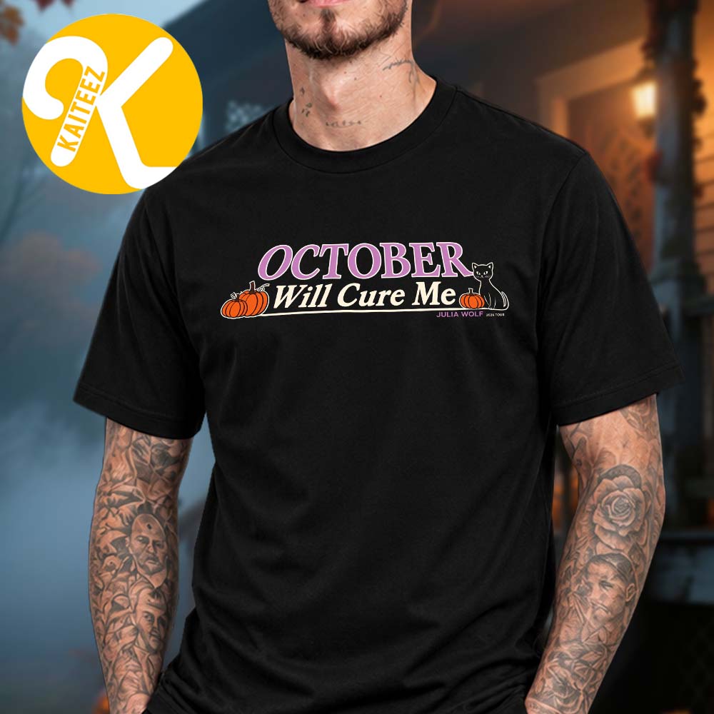 Julia Wolf Merch Deep End World Tour 2026 October Will Cure Me Unisex T-Shirt Julia Wolf Merch Deep End World Tour 2026 October Will Cure Me Unisex T-Shirt