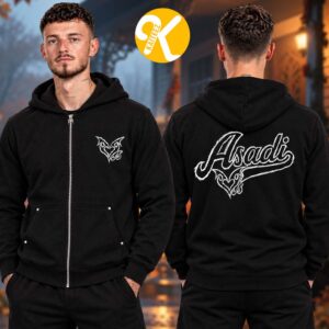 Khan Asadi Merch ASADI X LOVESICK Collection Black Zip Up Hoodie
