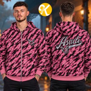 Khan Asadi Merch ASADI X LOVESICK Collection Pink Zip Up Hoodie