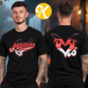 Khan Asadi Merch ASADI X LOVESICK Collection Red And Black Two Sided Unisex T-Shirt