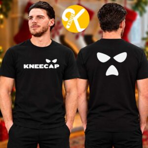 Kneecap x Mercadorama Fenian Tour 2026 Pop Up Store Mexico Double Logo Two Sided Unisex T-Shirt