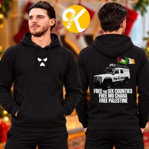 Kneecap x Mercadorama Fenian Tour 2026 Pop Up Store Mexico Free The 6 Counties Two Sided Unisex Hoodie