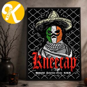 Kneecap x Mercadorama Fenian Tour 2026 Pop Up Store Mexico Home Decor Poster Canvas