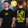 Korn Merch Europe Tour 2026 Purple Eyes Tour Dates Two Sided Unisex T-Shirt