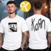 Korn Merch Europe Tour 2026 Purple Eyes Tour Dates Two Sided Unisex T-Shirt