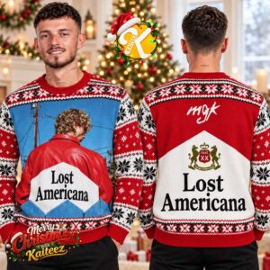 Machine Gun Kelly MGK Lost Americana Ugly Christmas Sweater