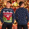 Manchester United Retro Style Christmas Ugly Sweater