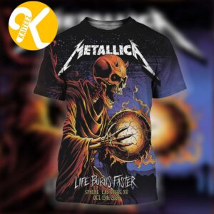 Metallica At Sphere In Las Vegas NV On October 15 2026 All Over Print Shirt