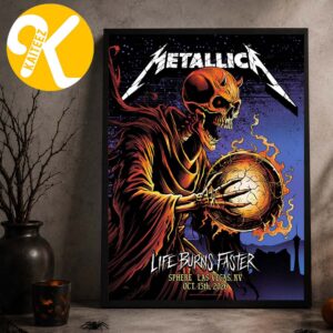 Metallica At Sphere In Las Vegas NV On October 15 2026 Home Decor Poster Canvas