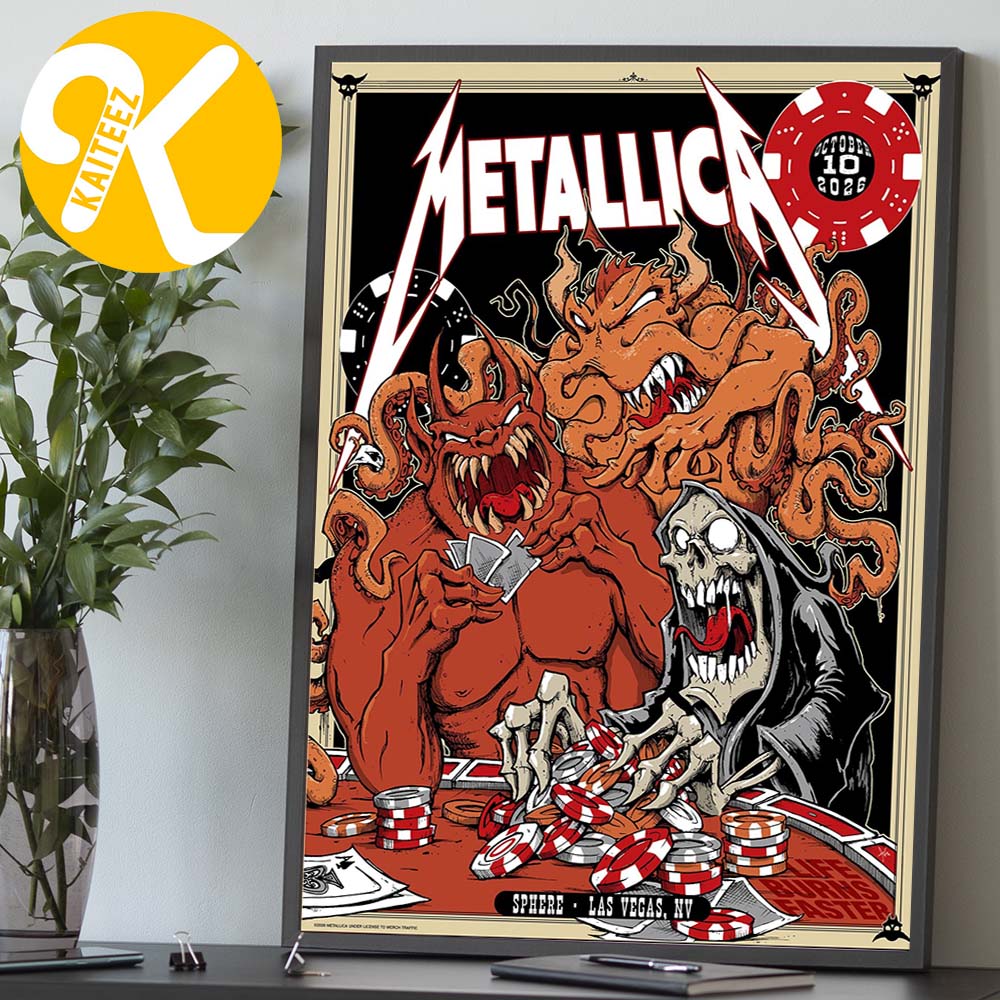 Metallica Event Poster By Squindo Weekend Two Of Life Burns Faster At Sphere In Las Vegas NV On October 10 2026 Home Decor Poster Canvas Metallica Event Poster By Squindo Weekend Two Of Life Burns Faster At Sphere In Las Vegas NV On October 10 2026 Home Decor Poster Canvas