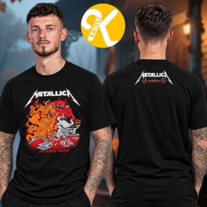 Metallica Exclusive Event Tee Weekend Two Of Life Burns Faster At Sphere In Las Vegas NV On October 8 2026 Two Sided Unisex T-Shirt