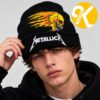 Metallica Purple Spiked Logo Beanie Hat