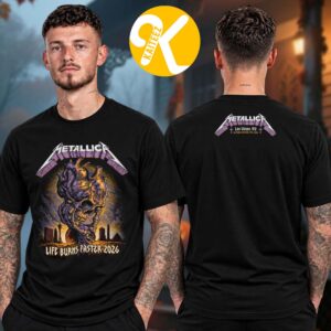 Metallica Las Vegas 2026 Sphere Week 2 Pop Up Shop Event Two Sided Unisex T-Shirt