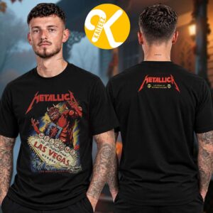 Metallica Las Vegas NV Exclusive Event Tee At Sphere In Las Vegas NV On October 1 3 2026 Two Sided Unisex T-Shirt