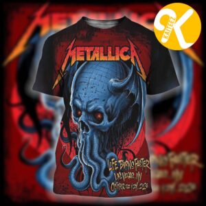 Metallica Las Vegas NV Life Burns Faster Poster Weekend Four At Sphere In Las Vegas NV On October 22 24 2026 All Over Print Shirt