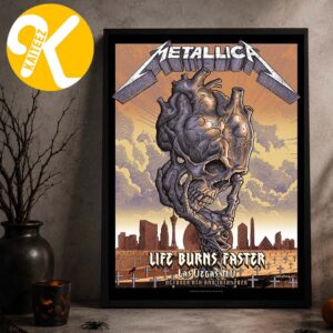 Metallica Las Vegas NV Poster For Weekend Two At Sphere In Las Vegas NV On October 8 10 2026 Home Decor Poster Canvas