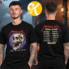 Metallica Las Vegas NV Sphere Pop Up Shop Life Burns Faster Viking Skull Two Sided Unisex T-Shirt Metallica Las Vegas NV Sphere Pop Up Shop Life Burns Faster Viking Skull Two Sided Unisex T-Shirt