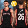 Metallica Las Vegas NV Sphere Pop Up Shop Life Burns Faster Exclusive Baseball Jersey