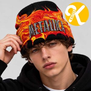 Metallica Load Flame Beanie Hat
