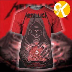 Metallica Poster Weekend Five At Sphere In Las Vegas NV On October 29 31 2026 All Over Print Shirt