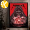 Metallica Poster Weekend Five At Sphere In Las Vegas NV On October 29 31 2026 Home Decor Poster Canvas